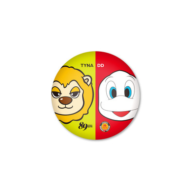 ティナ×ディーディー コラボ缶バッジ